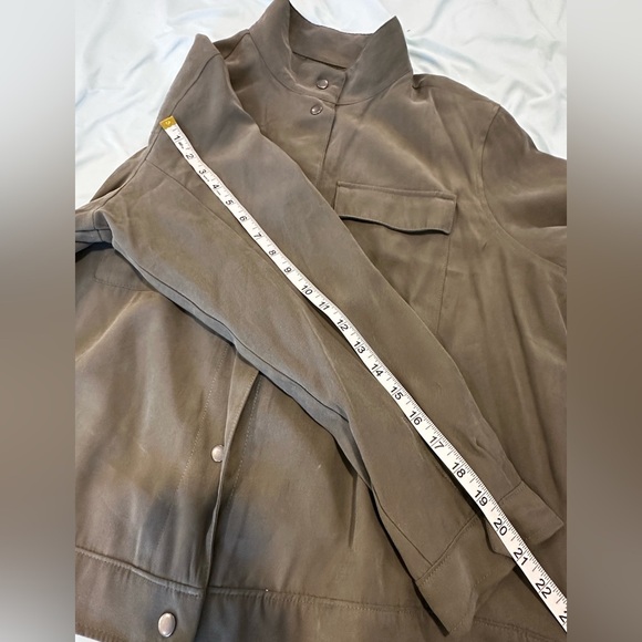 Old Navy Casual Utility Military Jacket Army Green Women's Size 2X Snap Closure. - Picture 6 of 13